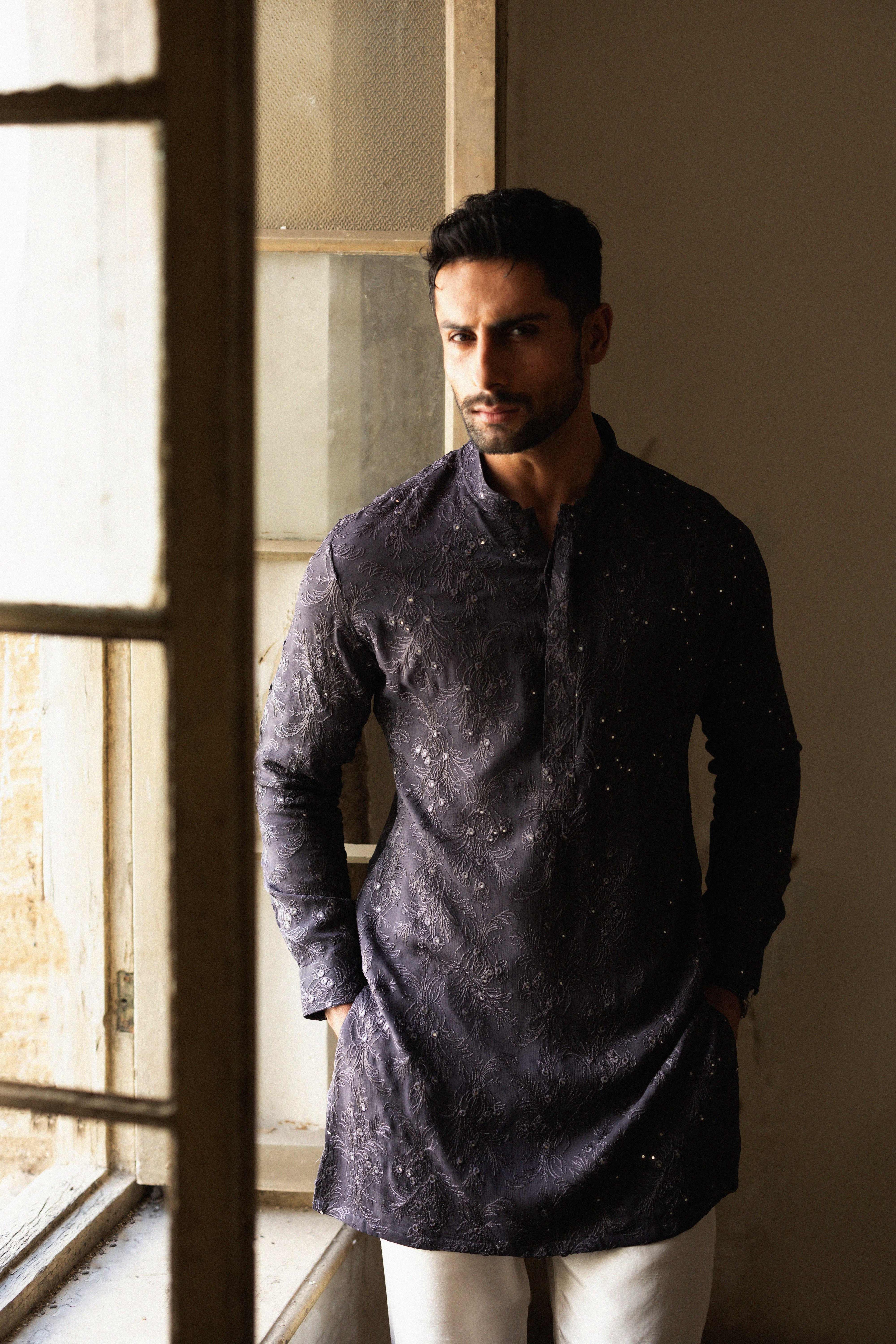 THE DARK BLOOM KURTA