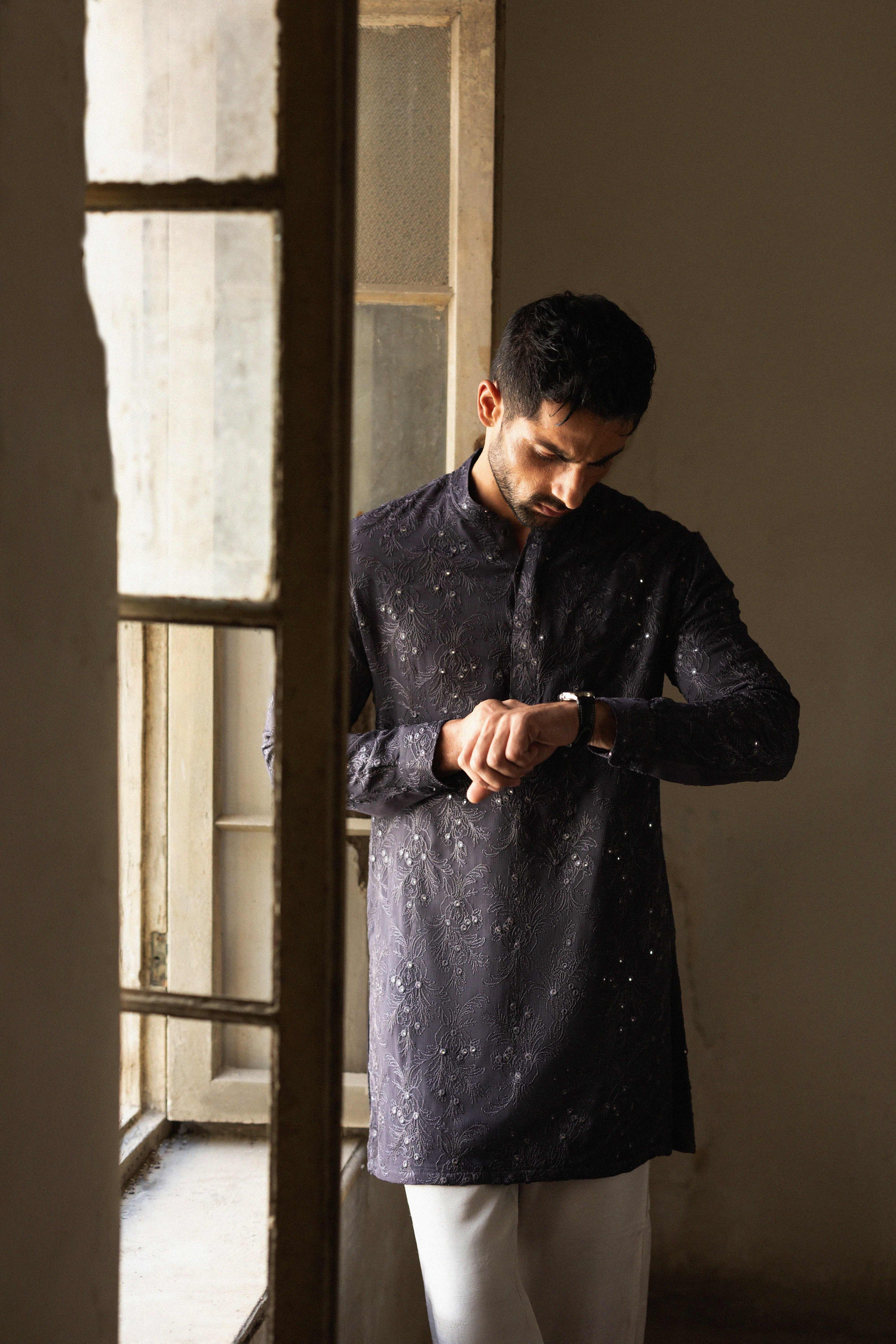 THE DARK BLOOM KURTA