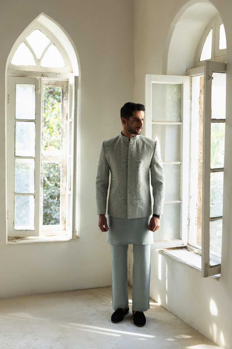 THE SERENE PISTACHIO SHERWANI