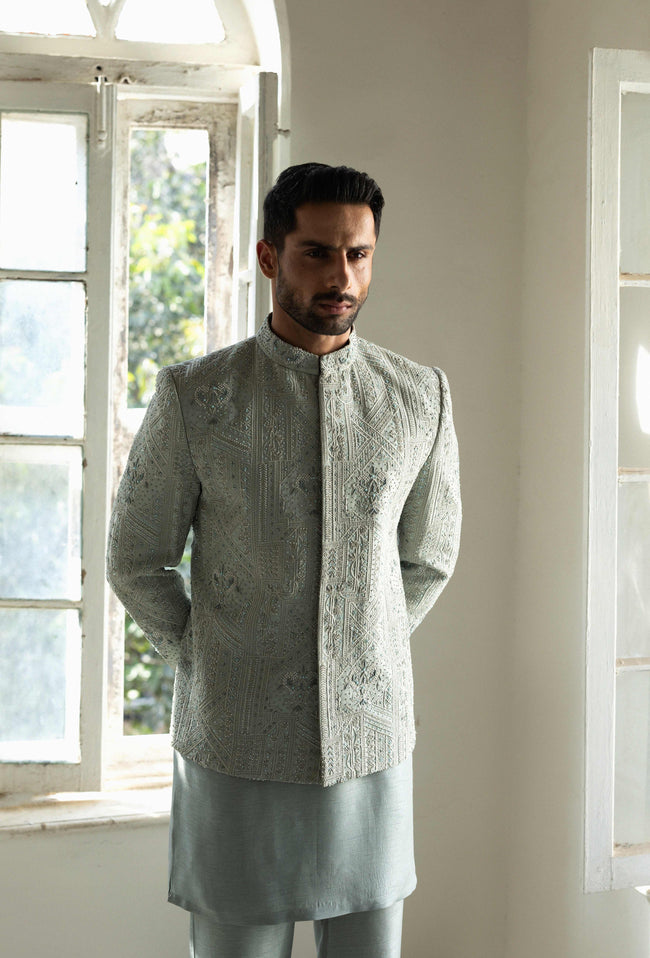 THE SERENE PISTACHIO SHERWANI