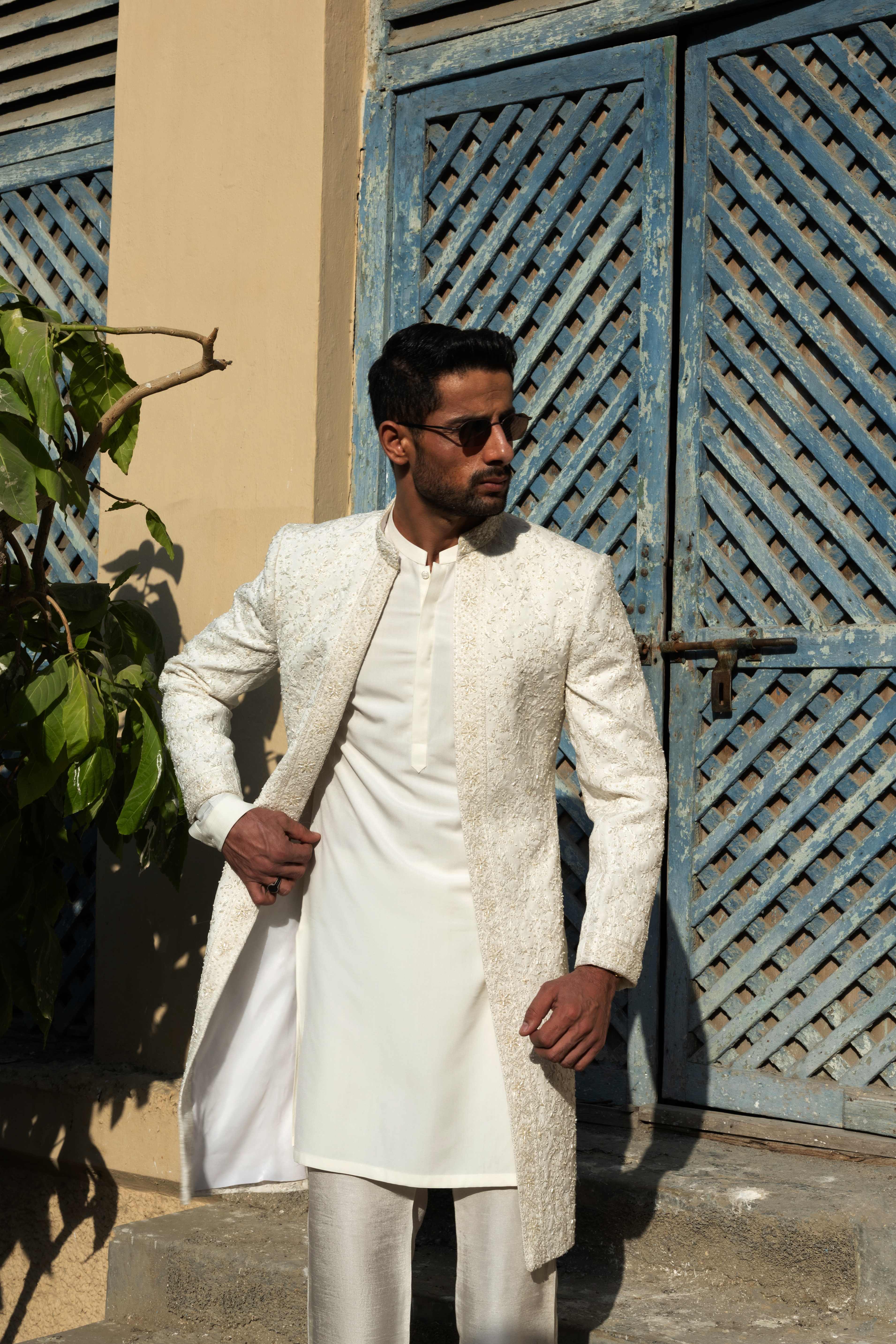 THE HERITAGE IVORY LONG COAT