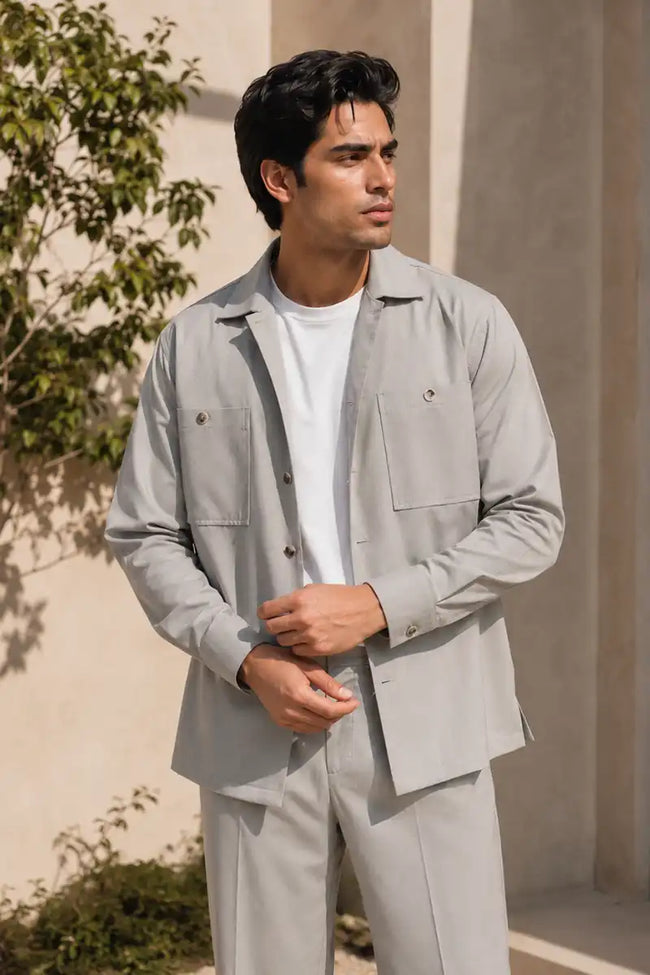 The Ash Grey Tailored Co-Ord Set