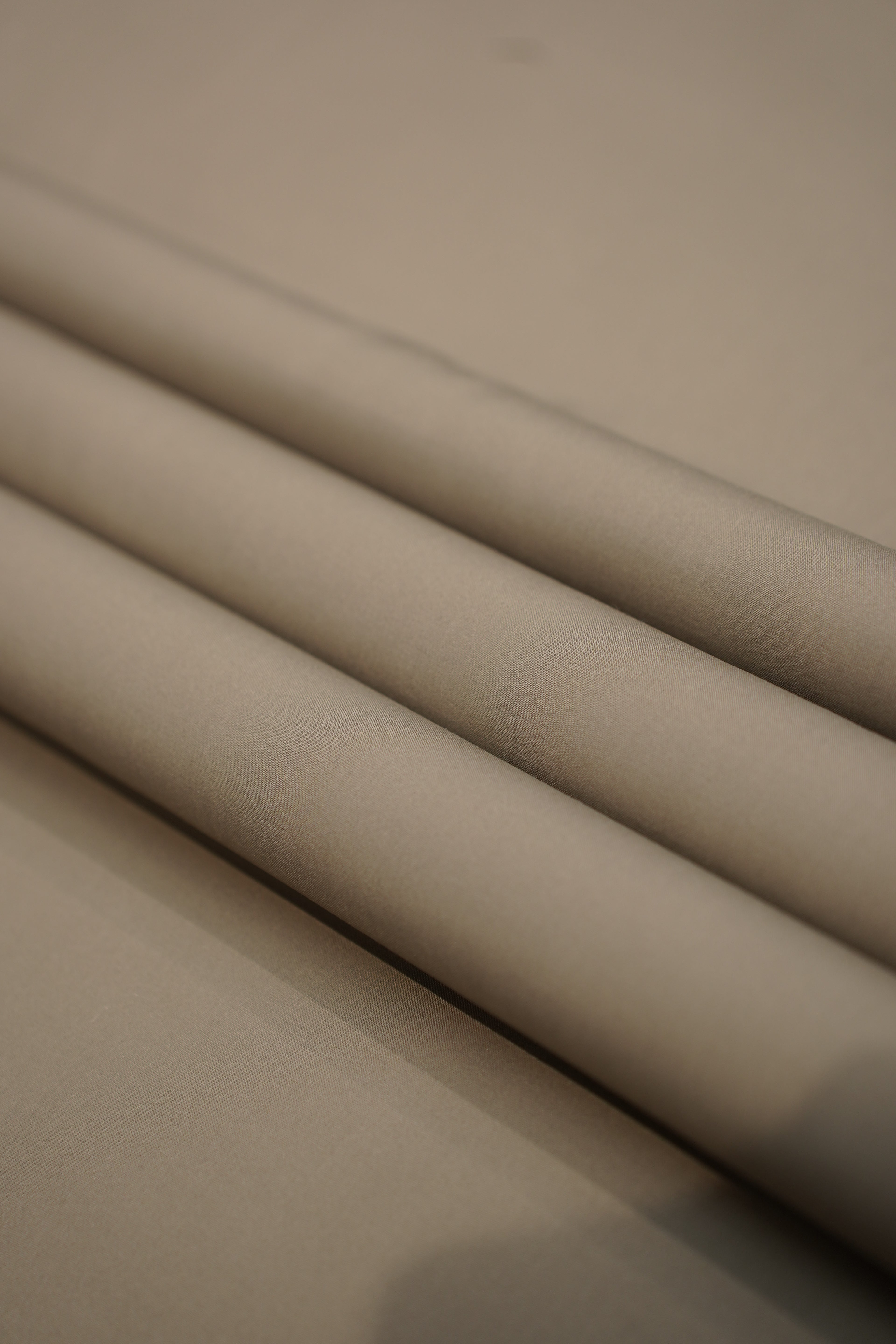 Taupe Beige Luxury Cotton Blend Fabric