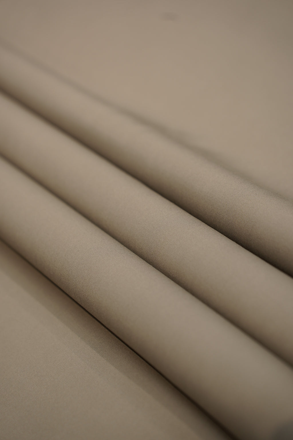 Taupe Beige Luxury Cotton Blend Fabric
