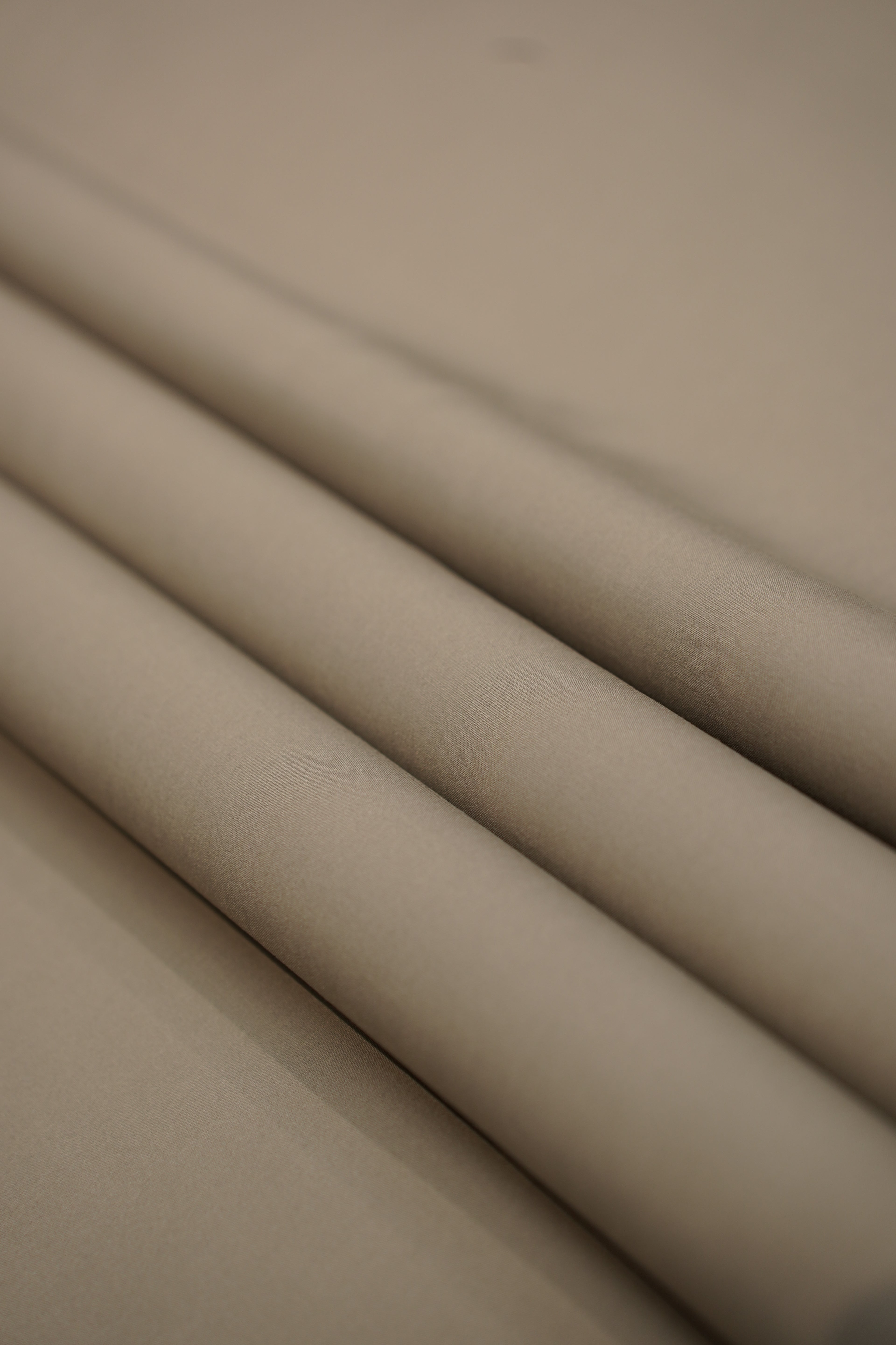Taupe Beige Luxury Cotton Blend Fabric