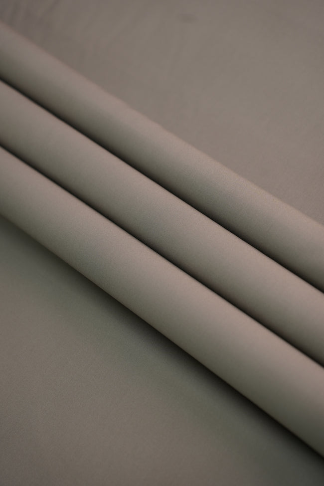 Olive Taupe Premium Cotton Blend Fabric