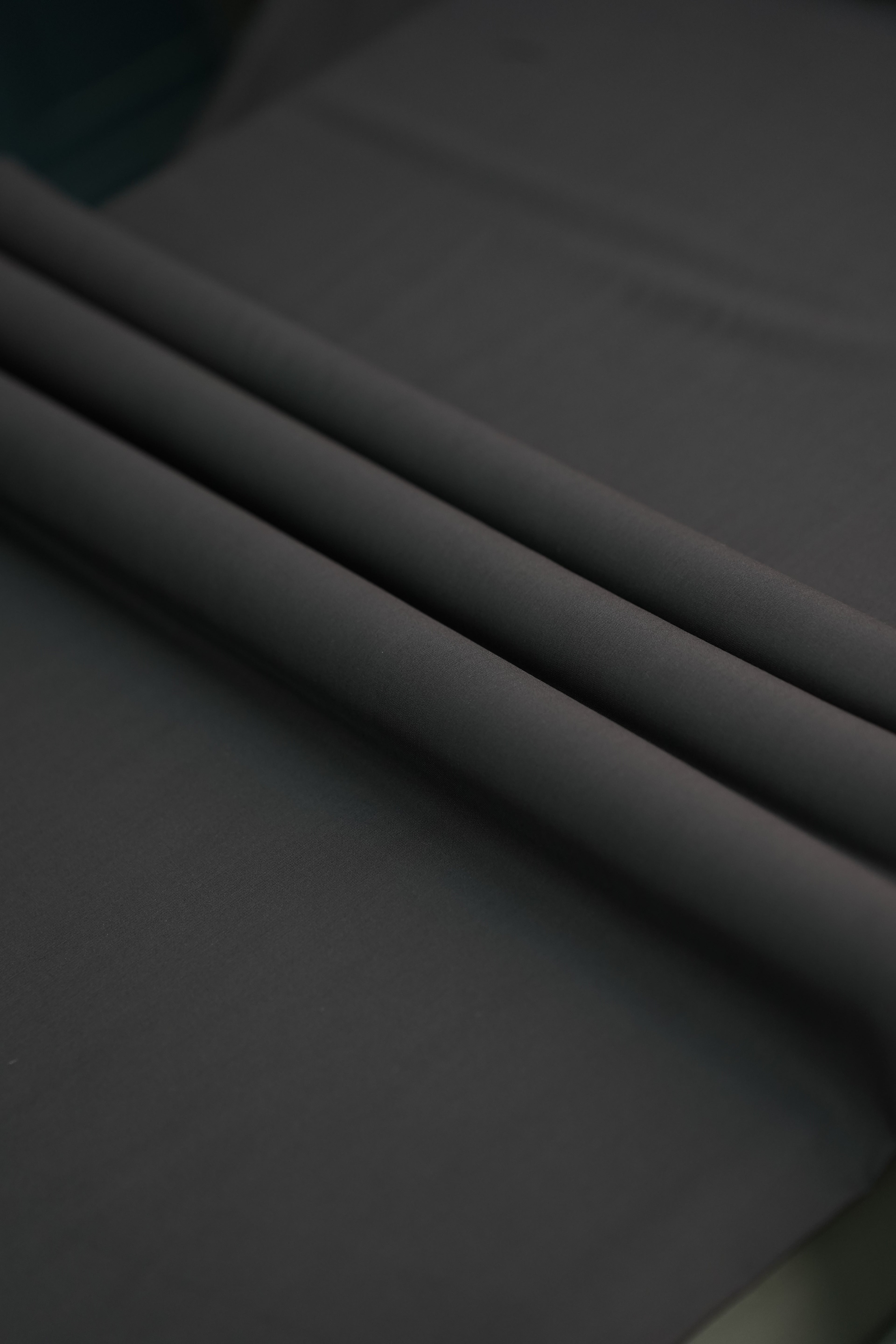 Graphite Black Premium Cotton Fabric