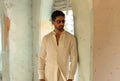 EMBROIDERED IVORY KURTA