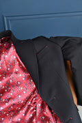 Black Suit with print inside