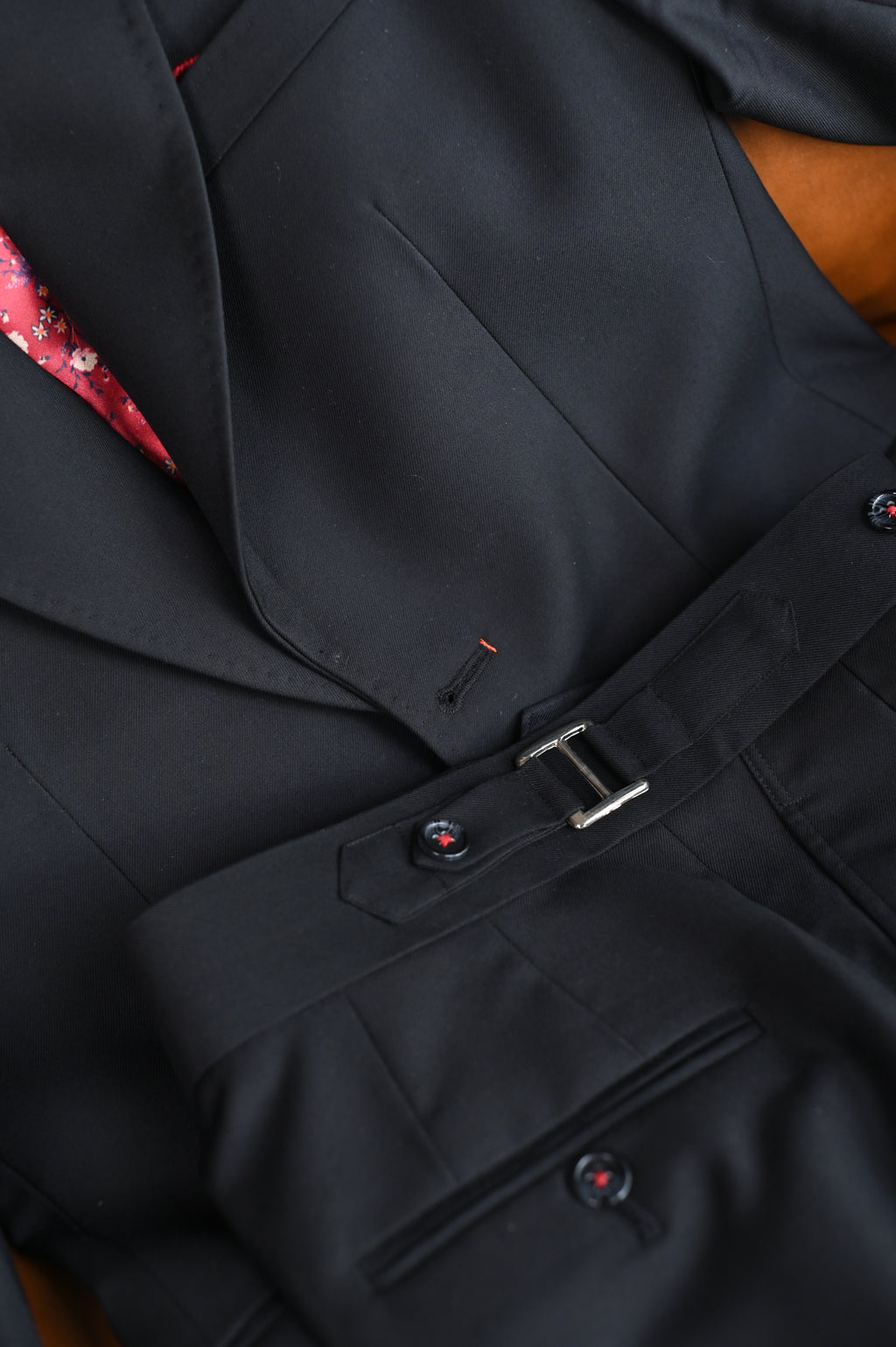 Black Suit with print inside