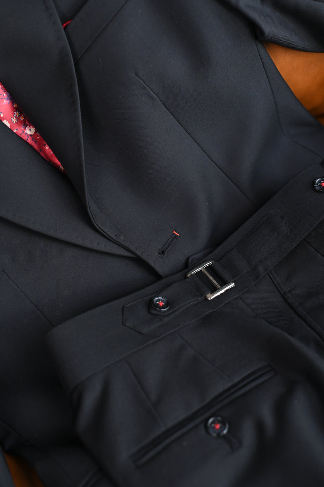 Black Suit with print inside