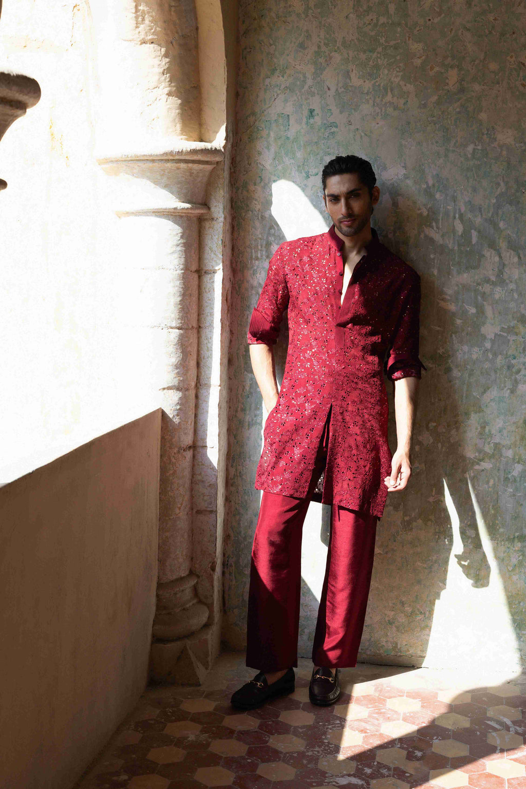 THE CRIMSON OPERA KURTA