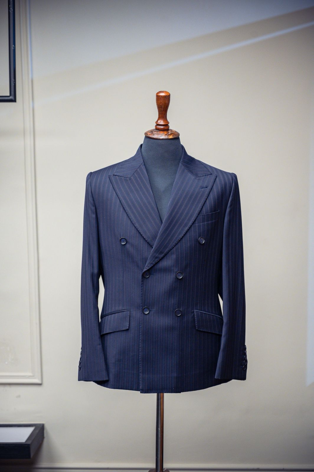 Blue Stripe Double Breasted